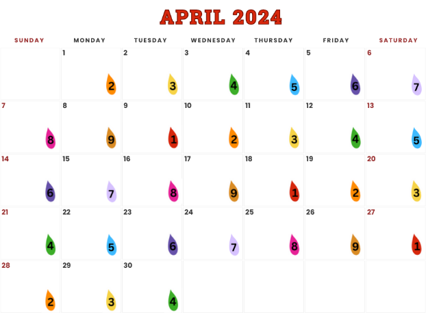 page 2 calendar